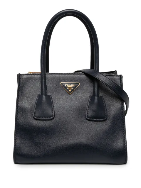 Prada Pre-Owned 2010-2026 Small Glace Calf Twin Pocket satchel