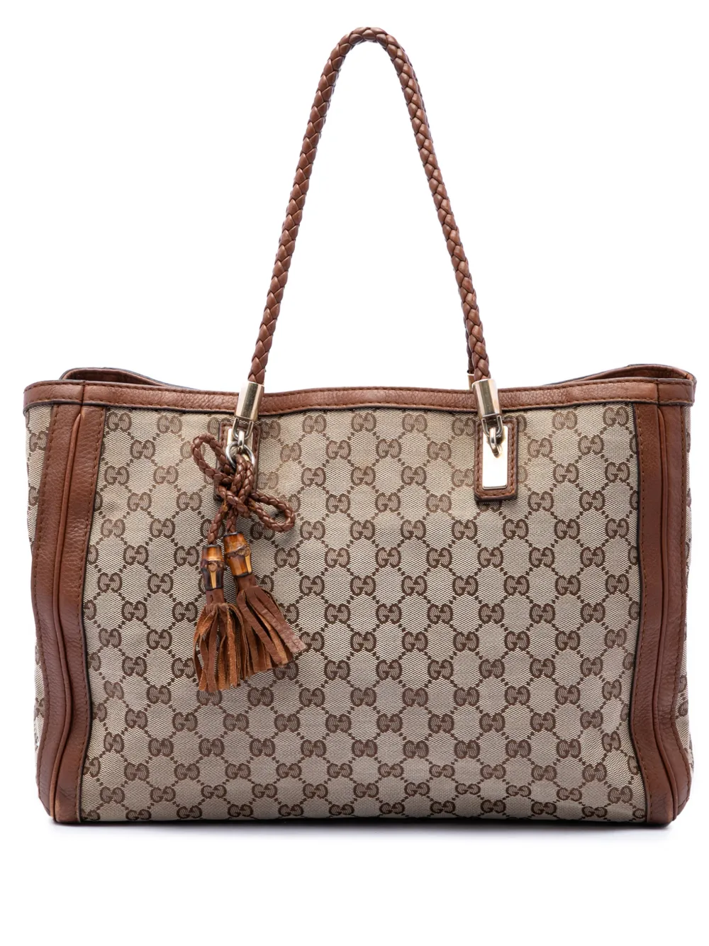 Gucci Pre-Owned sac cabas Bella GG (2016-2024) - Tons neutres Gucci Pre-Owned sac cabas Bella GG (2016-2024) - Tons neutres