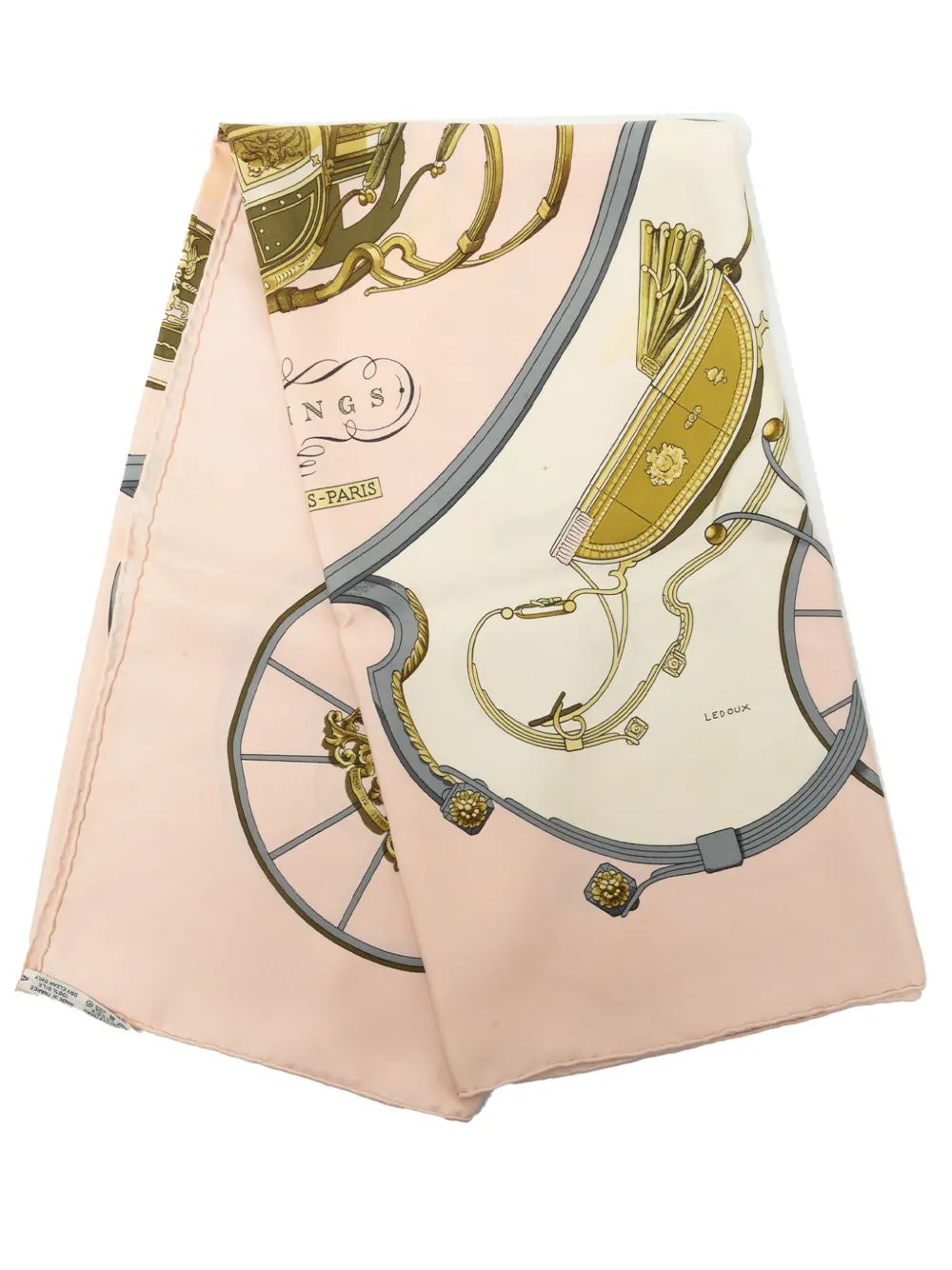 Hermès Pre-Owned 20th Century Springs Silk Scarf 90 scarves - Rosa
