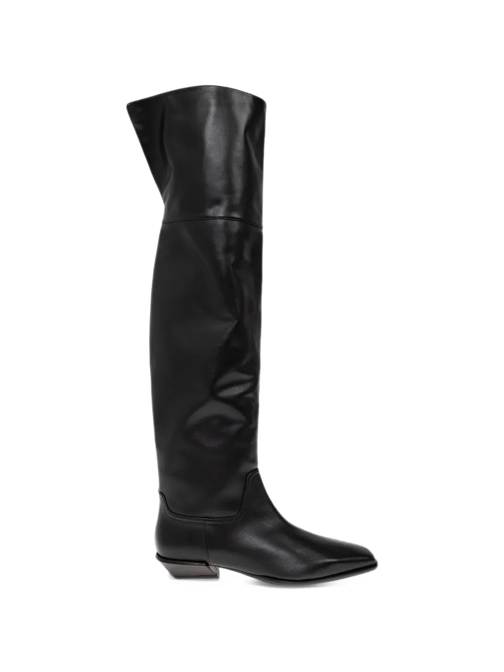 Paris Texas Bettina square-toe boots - Black