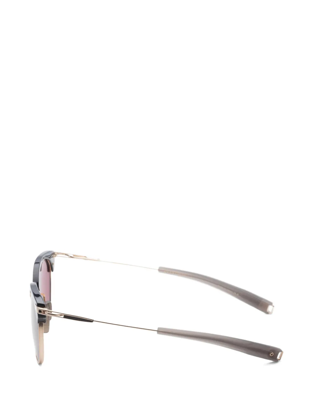 Dita Eyewear Lancier gepolariseerde zonnebril met rond montuur Zwart