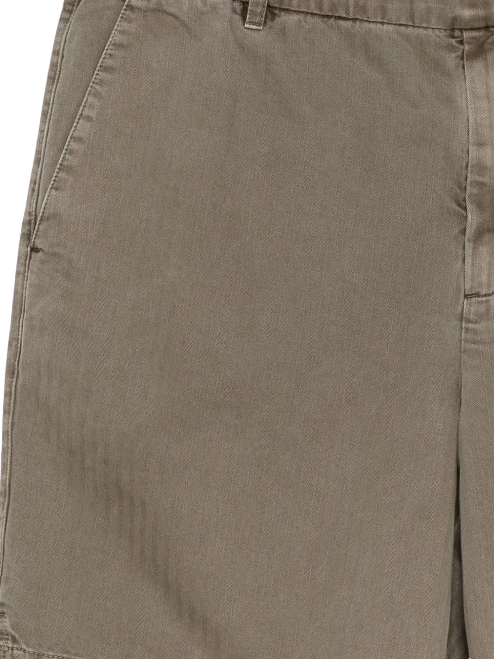 James Perse herringbone Surplus shorts Groen