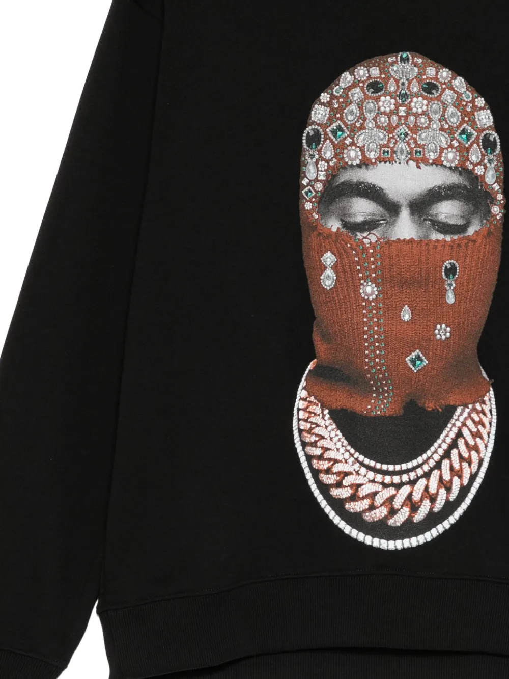 Ih Nom Uh Nit Mask Jewery T-shirt met print Zwart