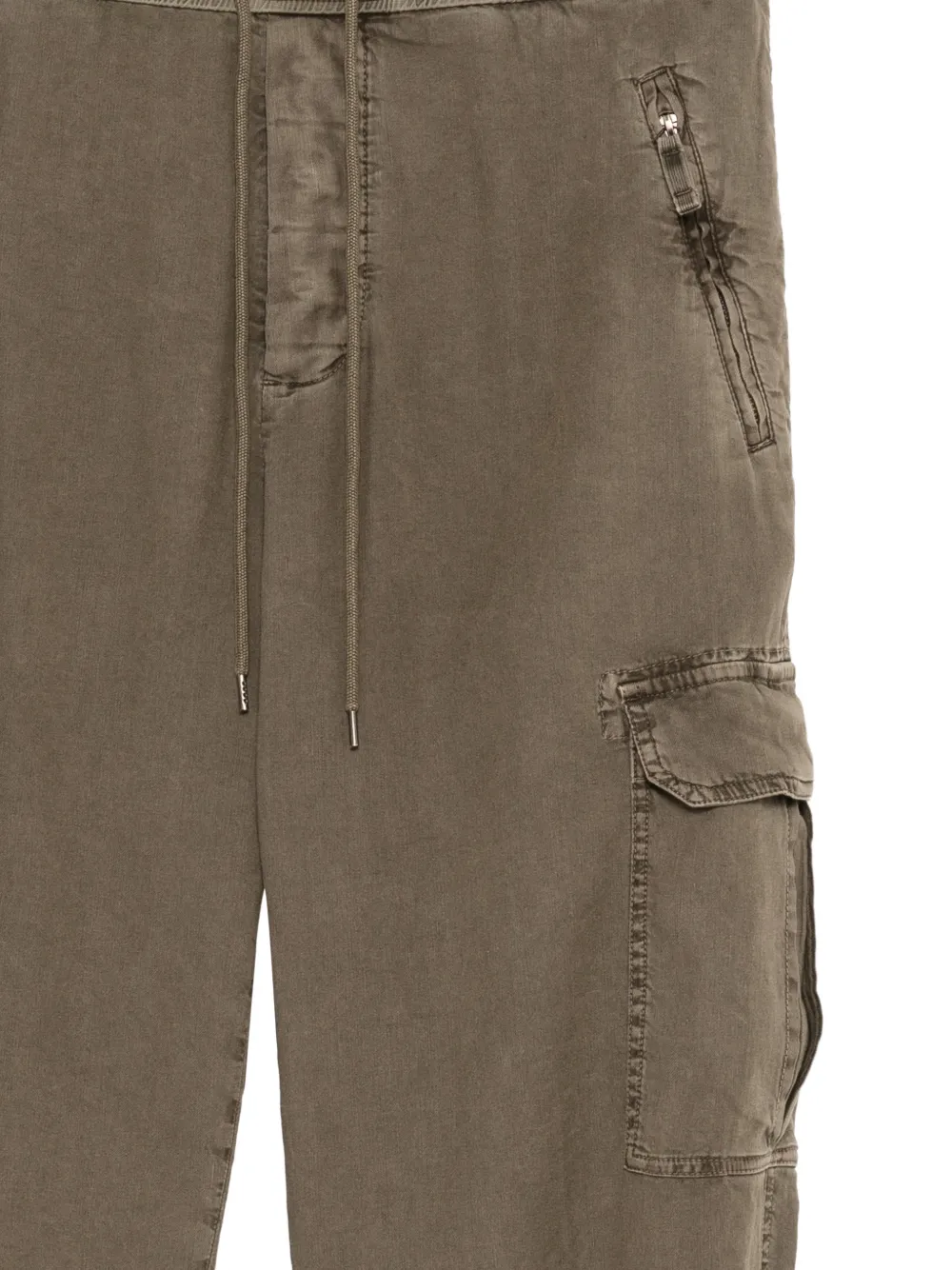 James Perse Parachute cargo pants Groen
