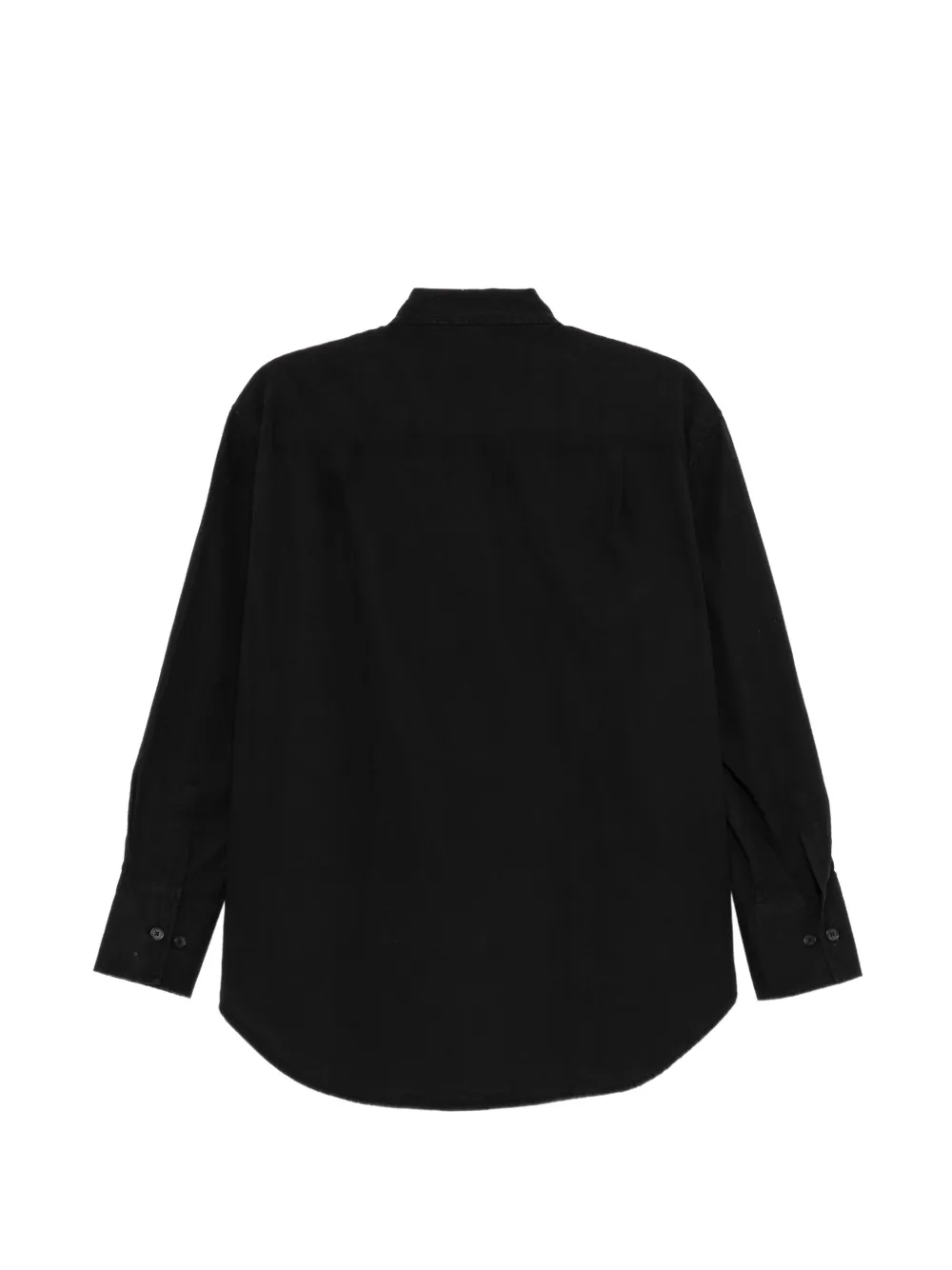 James Perse Getextureerde katoenen blouse Zwart