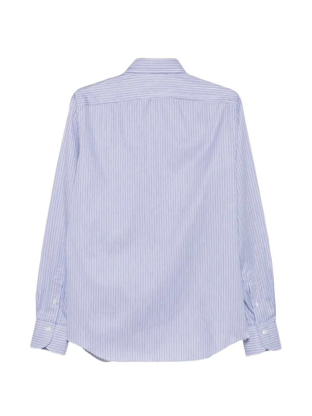 Finamore 1925 Napoli vertical-stripe long-sleeve shirt Blauw