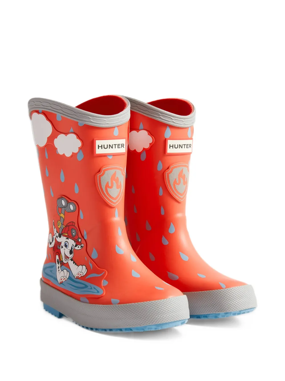 Hunter Kids Paw Patrol Marshall wellies - Rosso