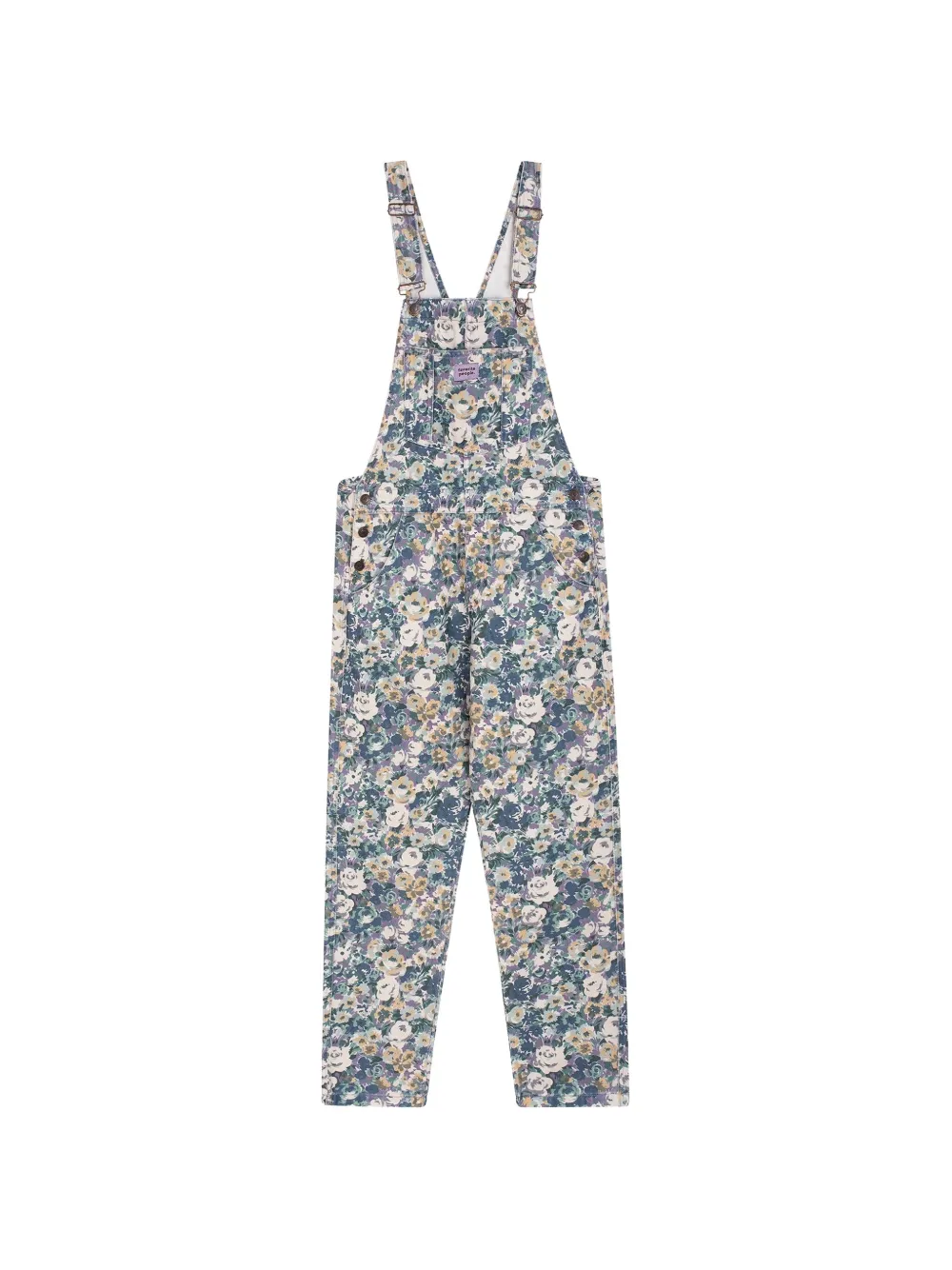 Favorite People Mixtape floral-print overalls