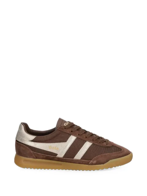 Gola suede-panelled metallic-trim sneakers