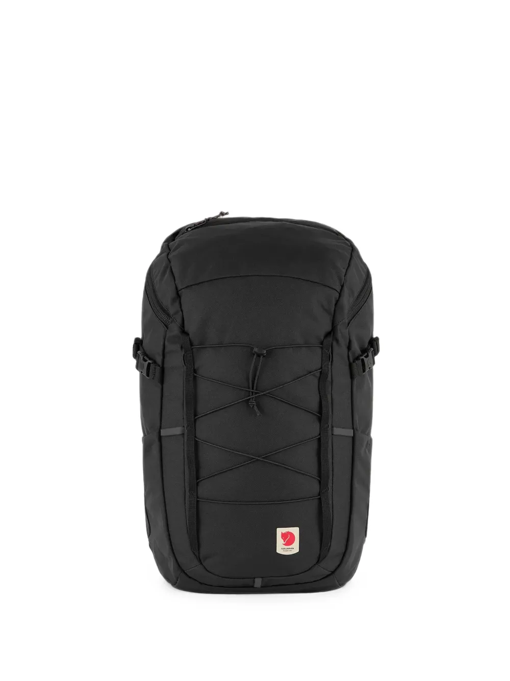 Fjall Raven Bungee-cord Logo-patch Backpack In Black