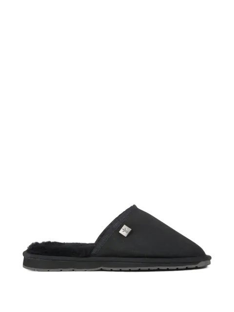 EMU AUSTRALIA Platinum Yamba logo-plaque shearling-lined slippers