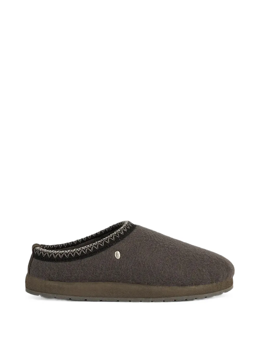 EMU AUSTRALIA chaussons Tay Felt Comfort à broderies - Gris EMU AUSTRALIA chaussons Tay Felt Comfort à broderies - Gris