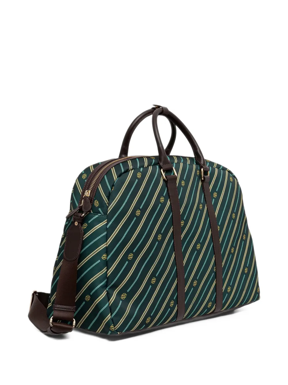 Drôle De Monsieur Monogram Weekender reistas Groen