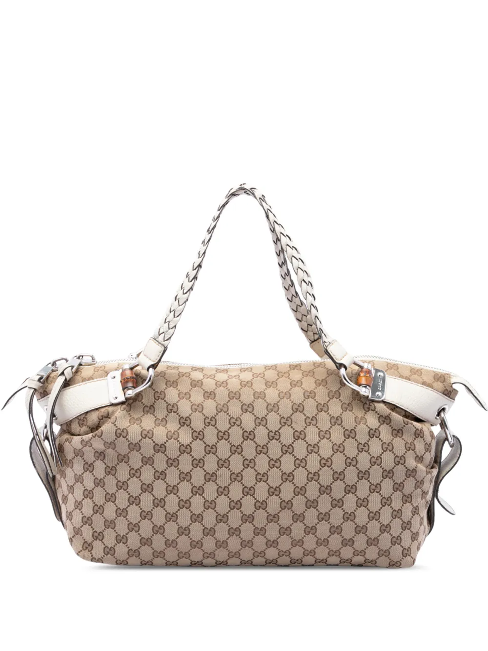 Gucci Pre-Owned cabas médium en toile GG (2016-2026) - Tons neutres Gucci Pre-Owned cabas médium en toile GG (2016-2026) - Tons neutres