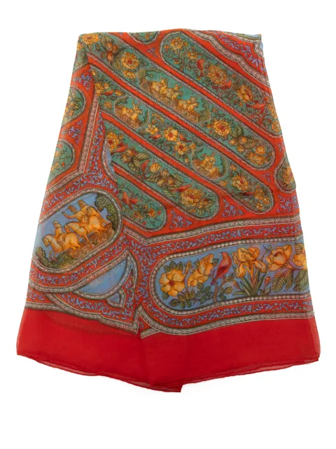 Hermès Pre-Owned 1990-2010 Qalamdan Silk Scarf 90 scarves