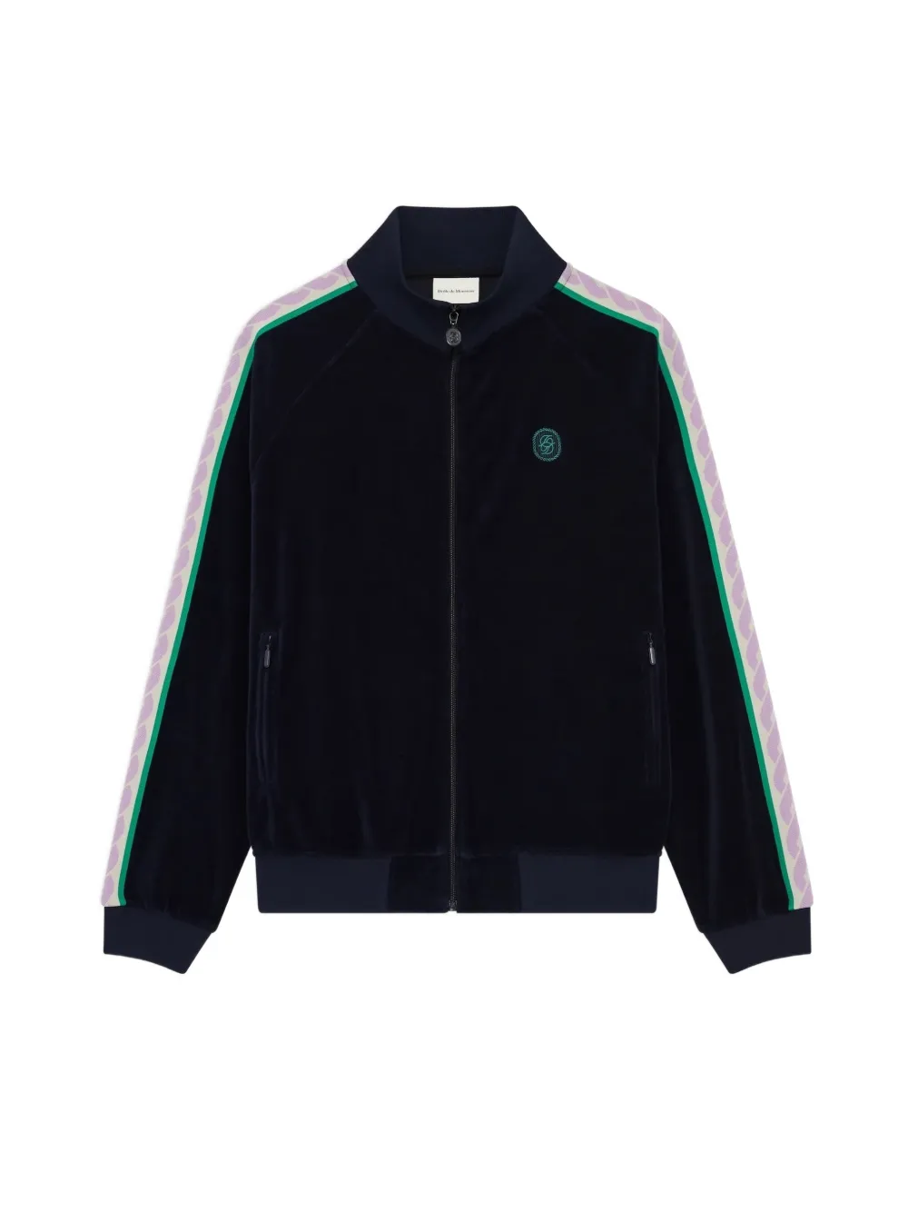 Drôle De Monsieur Jack met geborduurd logo Blauw