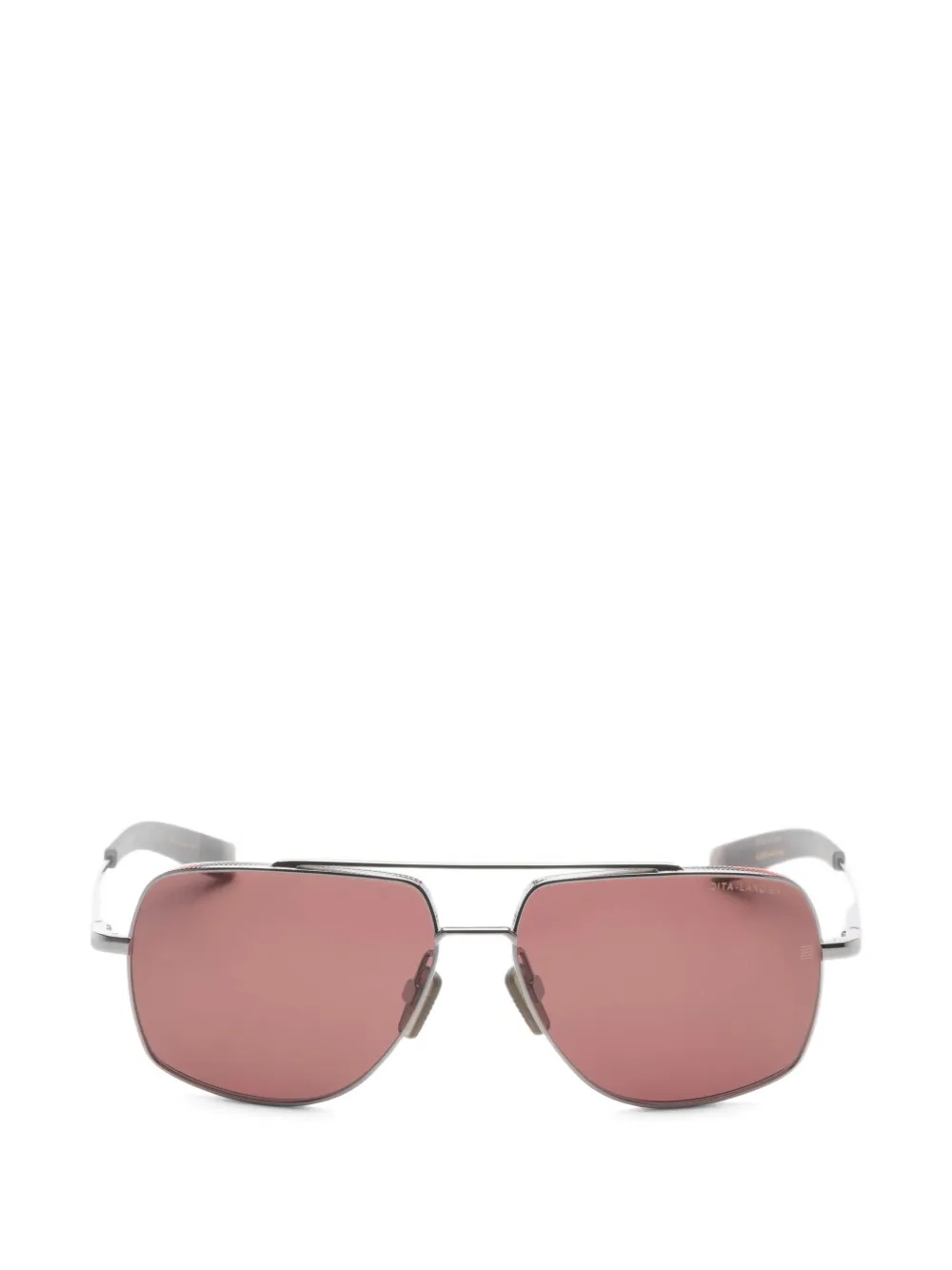 Dita Eyewear Lancier double-bridge geometric-frame sunglasses - Silber