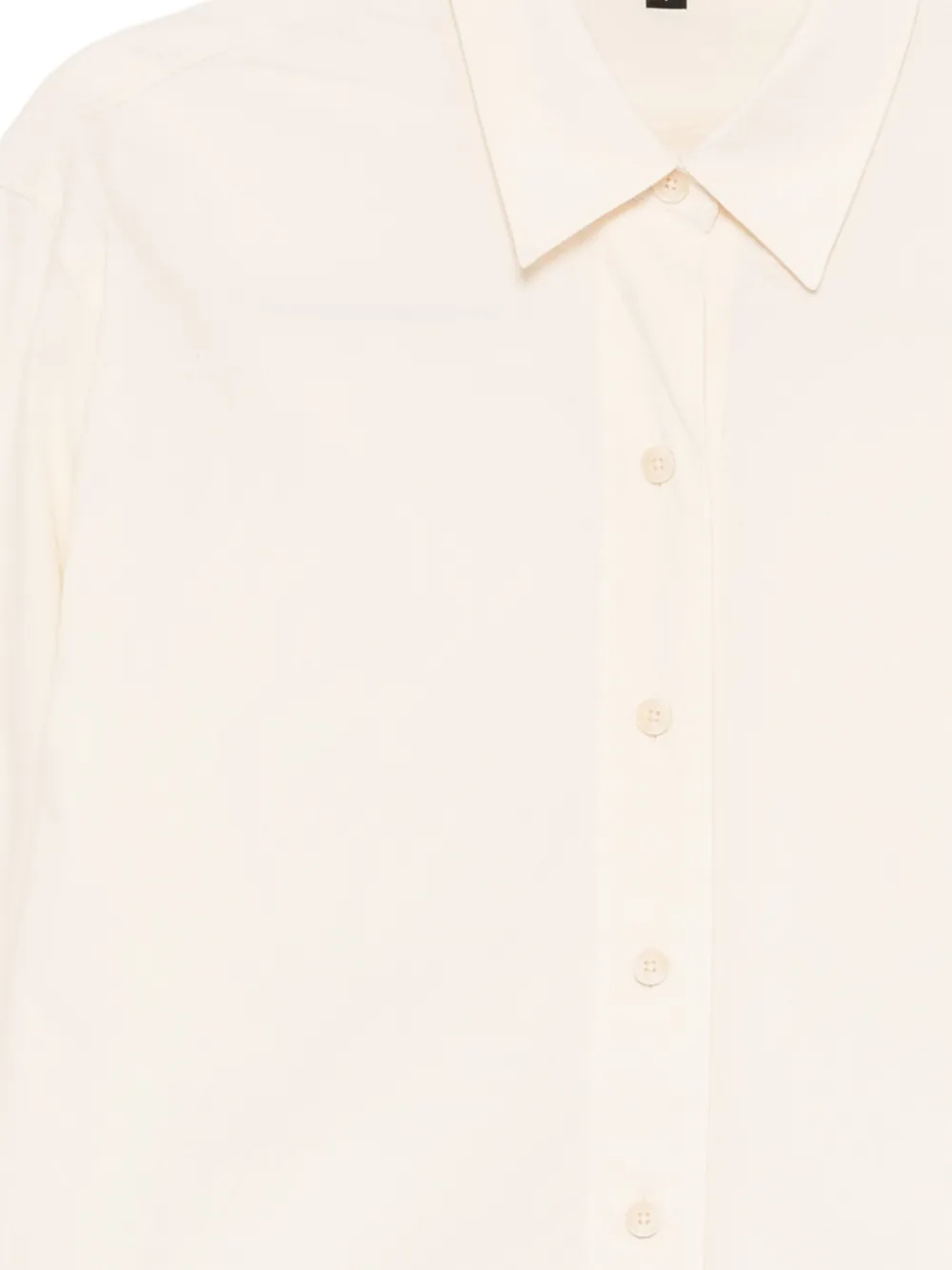 James Perse Getextureerde katoenen blouse Beige