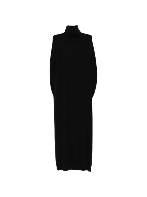 Uma Wang Wrap high-neck raglan-sleeve maxi dress