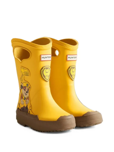 Hunter Kids x Paw Patrol Rubble wellies