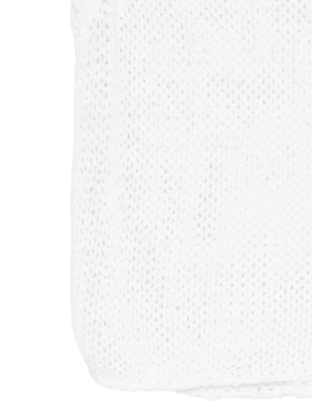 James Perse cotton linen sweater tank Wit