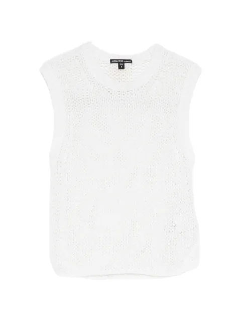 James Perse cotton linen sweater tank