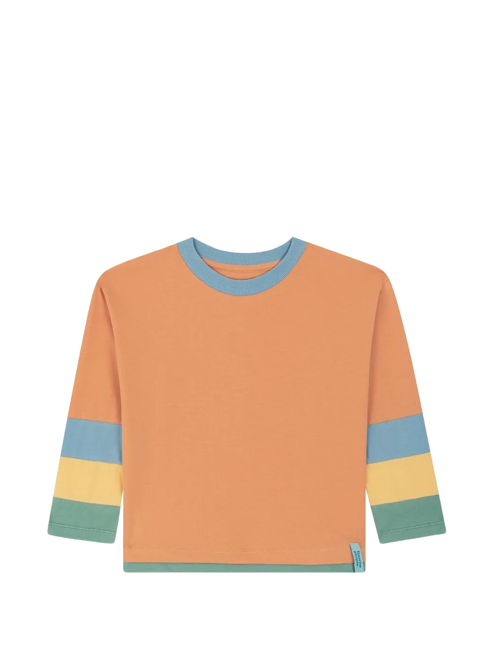Favorite People T-shirt Homefolk color-block a maniche lunghe - Arancione