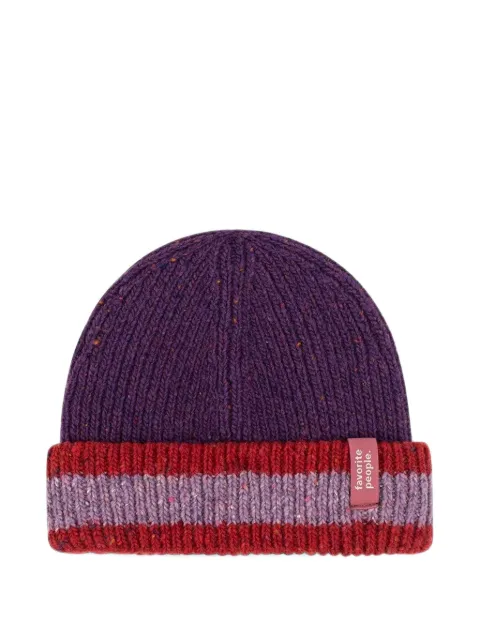 Favorite People Marketplace striped beanie hat