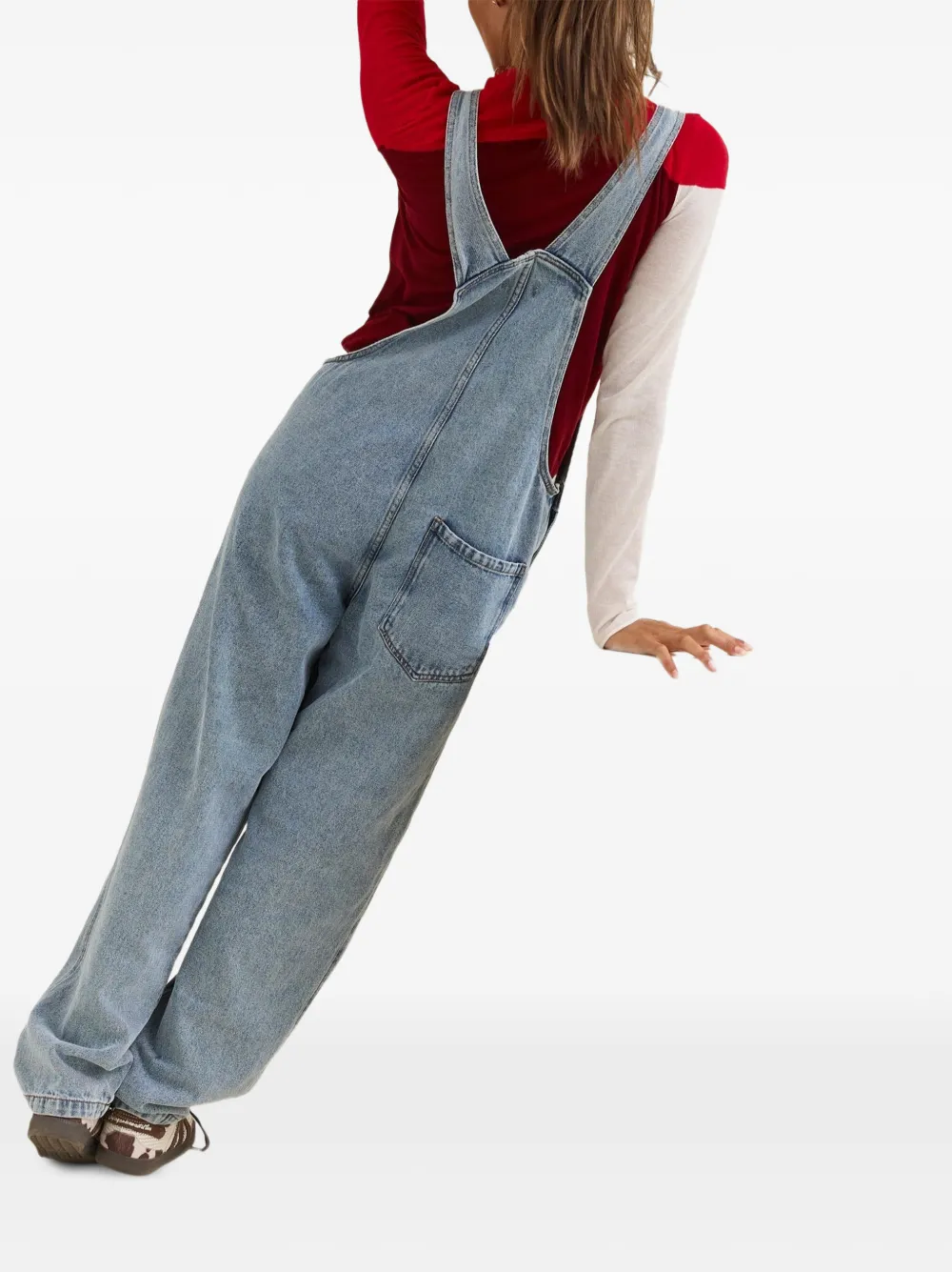 Favorite People Old Bike denim overall Blauw