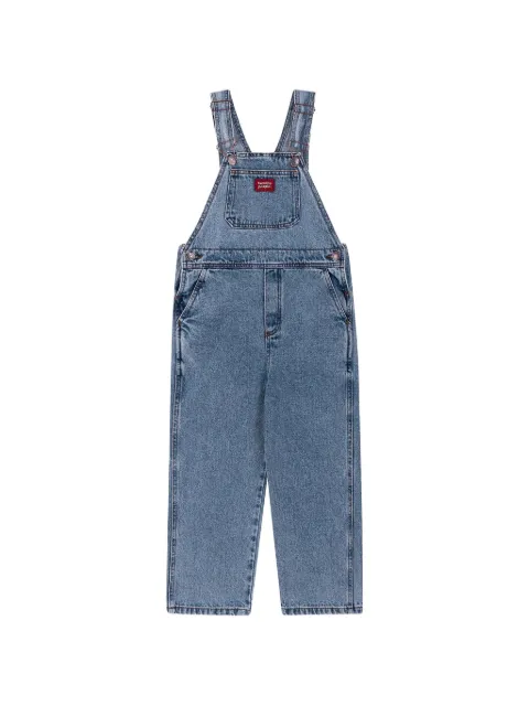 Favorite People washed denim dungarees