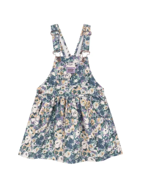 Favorite People Mixtape floral-print dungarees