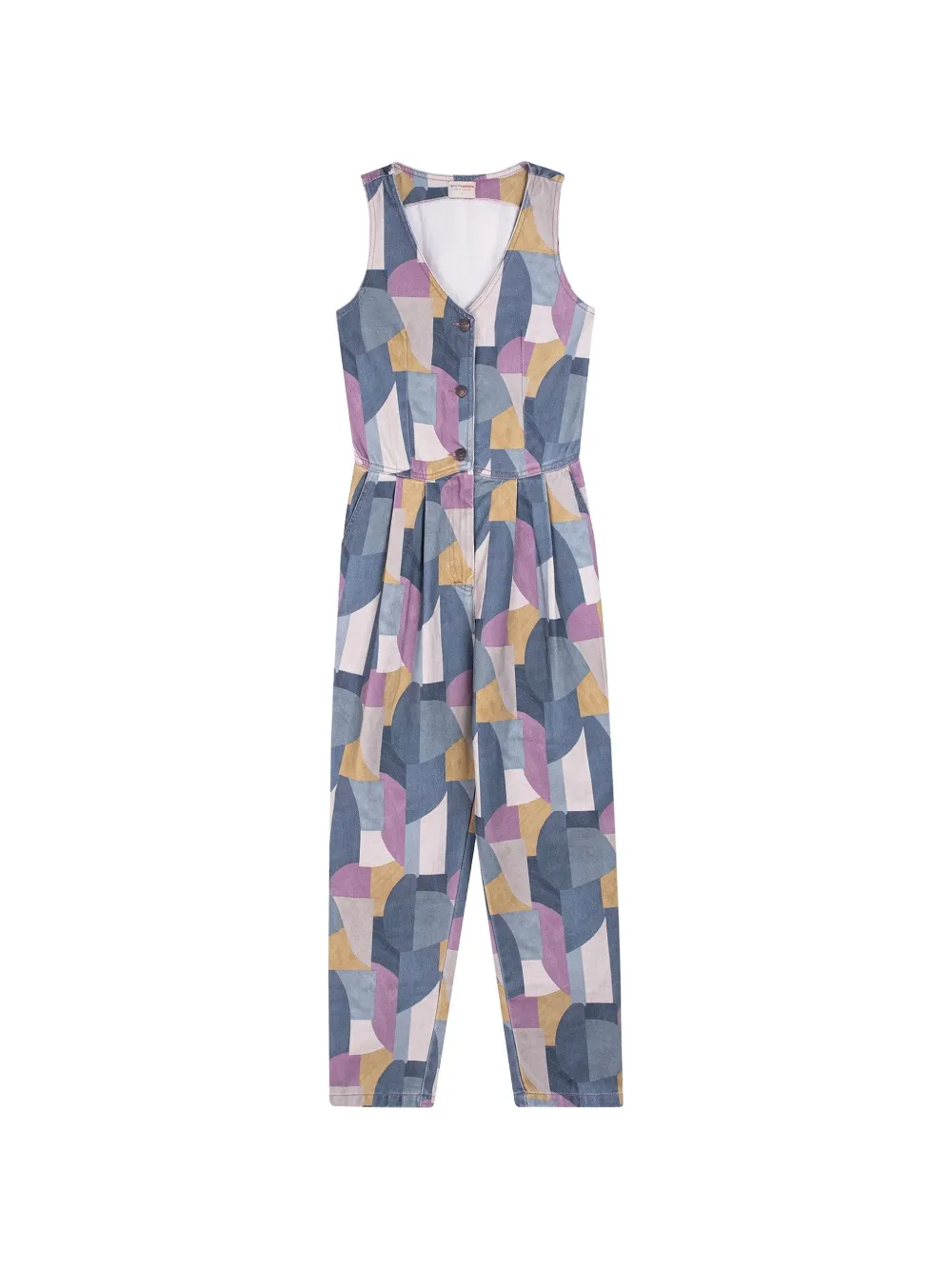 Favorite People Ice Cream geometric-pattern sleeveless jumpsuit