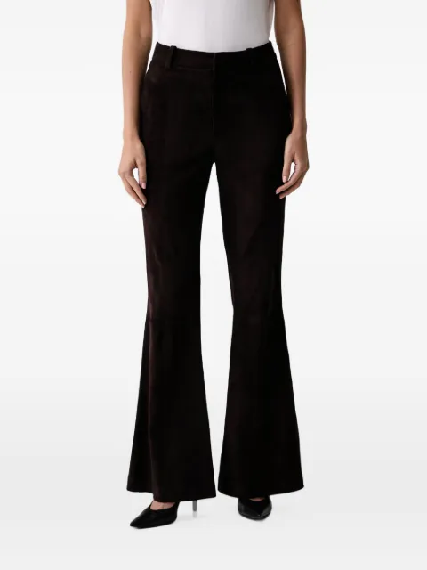 Gestuz GZsiela suede flared trousers