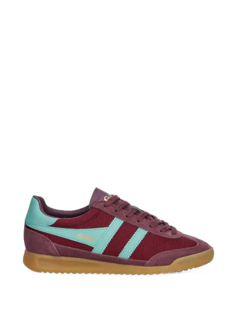 Gola contrast-panel lace-up sneakers