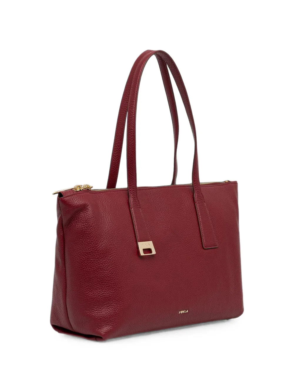 Furla Leren shopper Rood