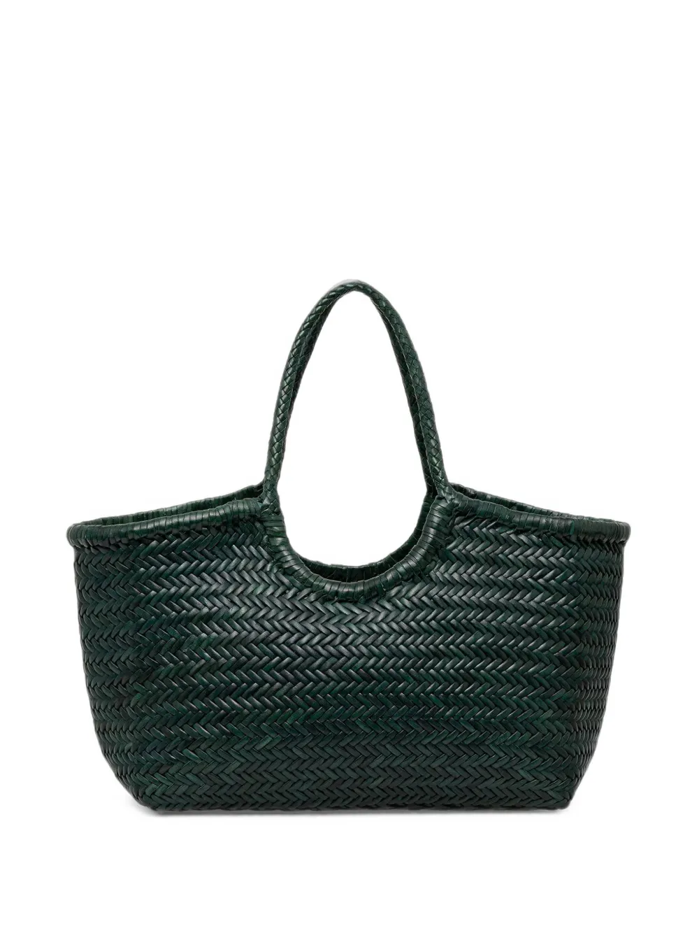 DRAGON DIFFUSION Nantucket woven leather tote bag
