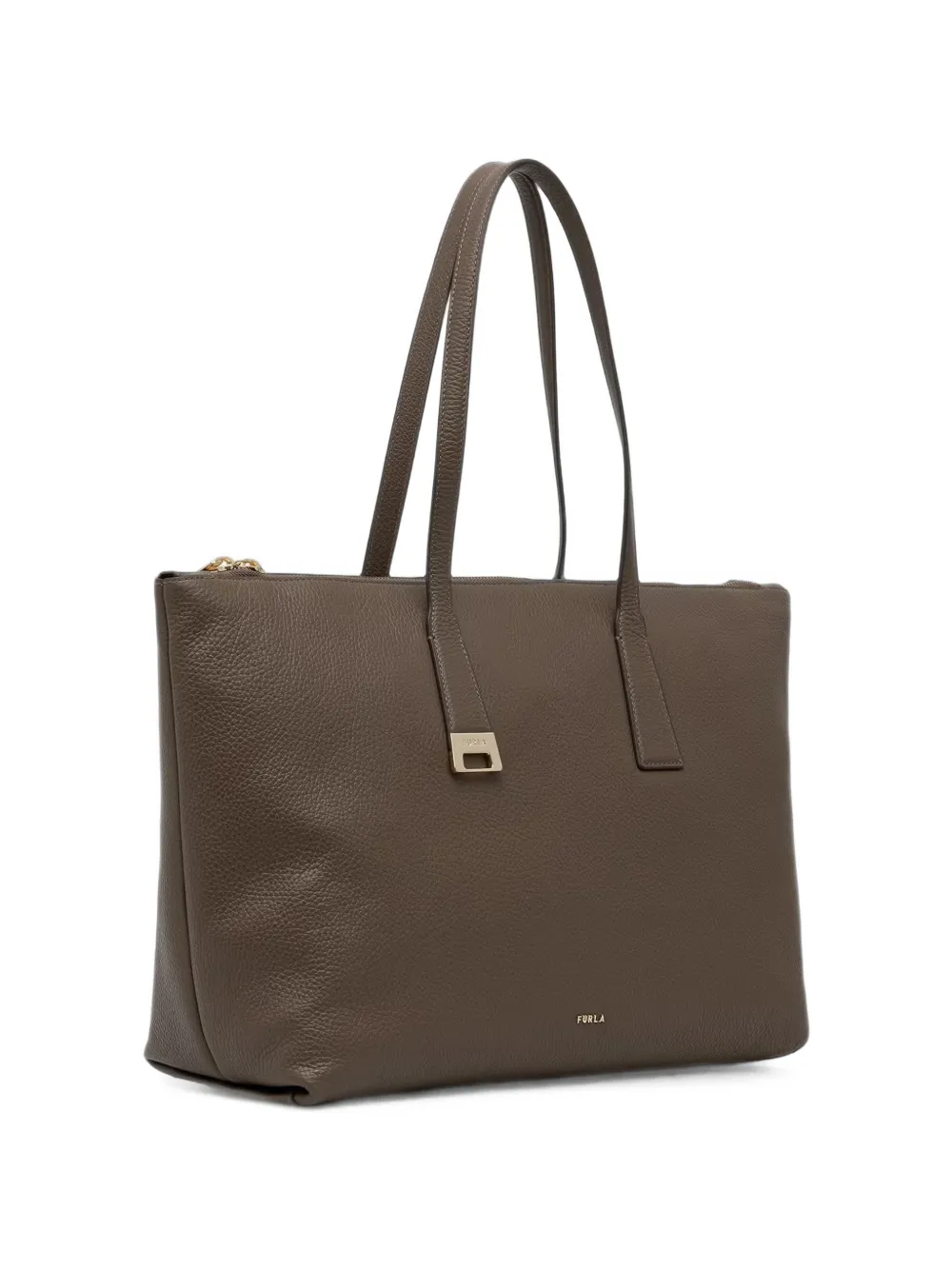 Furla large Olivia leather tote bag
