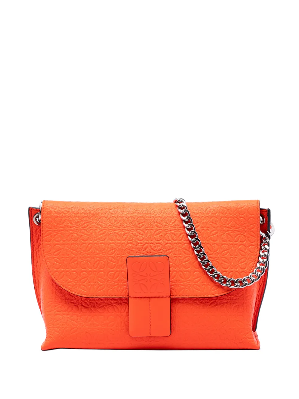 Loewe Pre-Owned 2016 Repeat Anagram Avenue Umhängetasche aus Leder - Orange