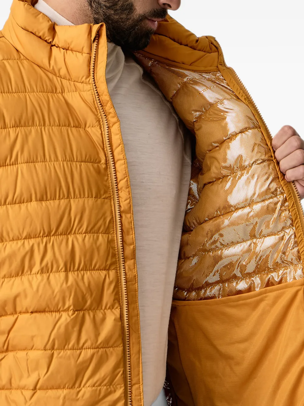 Columbia Sportswear Powder Lite gewatteerd jack met hoge hals Geel