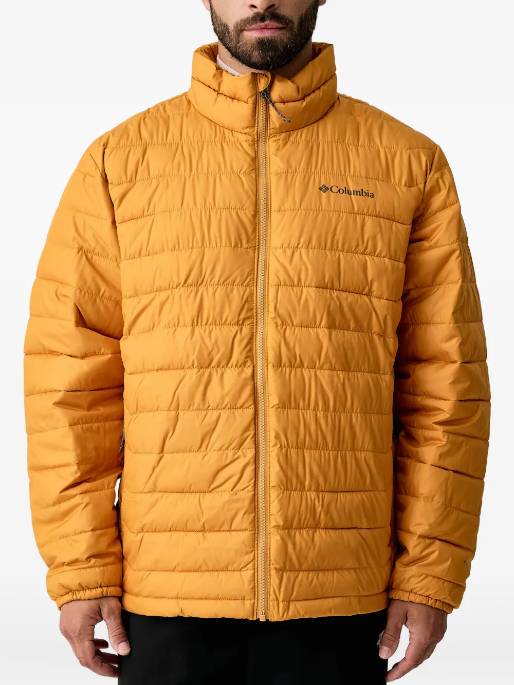 Columbia Sportswear Powder Lite gewatteerd jack met hoge hals Geel