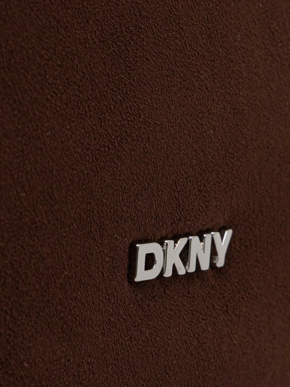 DKNY Schoudertas met franjeafwerking en geknoopt detail Bruin