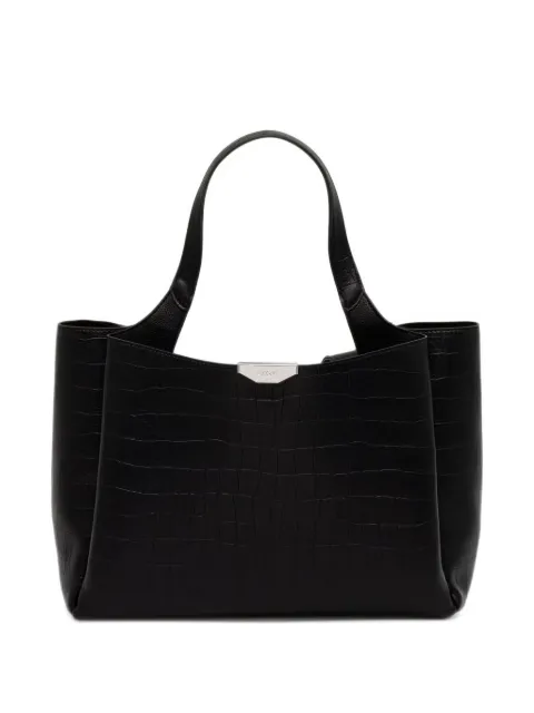 DKNY croc-effect tote bag