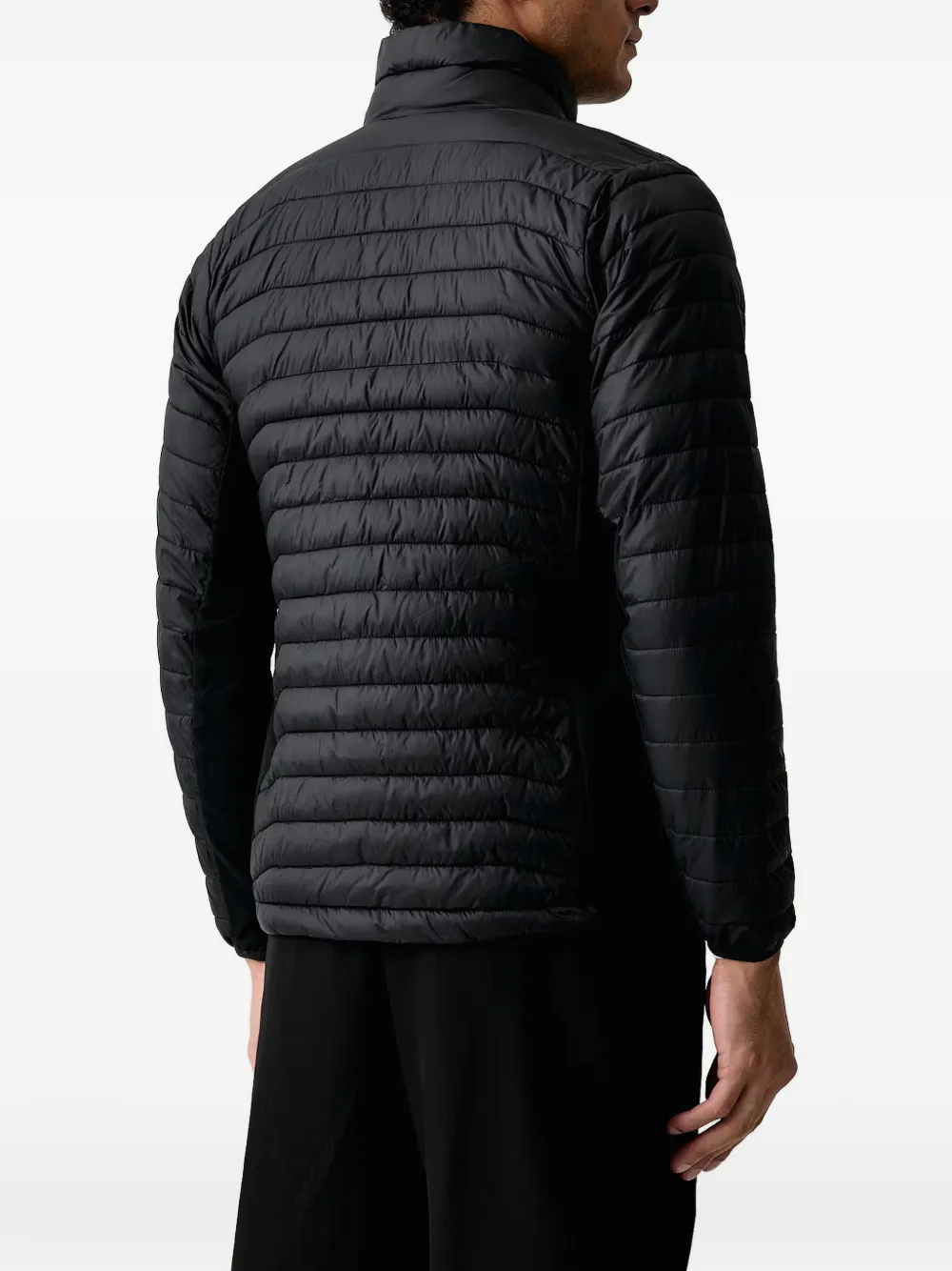 Columbia Sportswear Powder Pass gewatteerd jack met logo-print Zwart