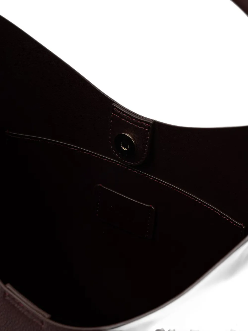 DKNY Bewerkte schoudertas met logo-plakkaat Rood