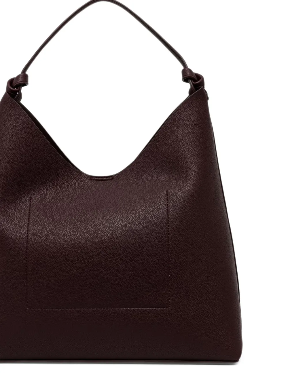 DKNY Bewerkte schoudertas met logo-plakkaat Rood