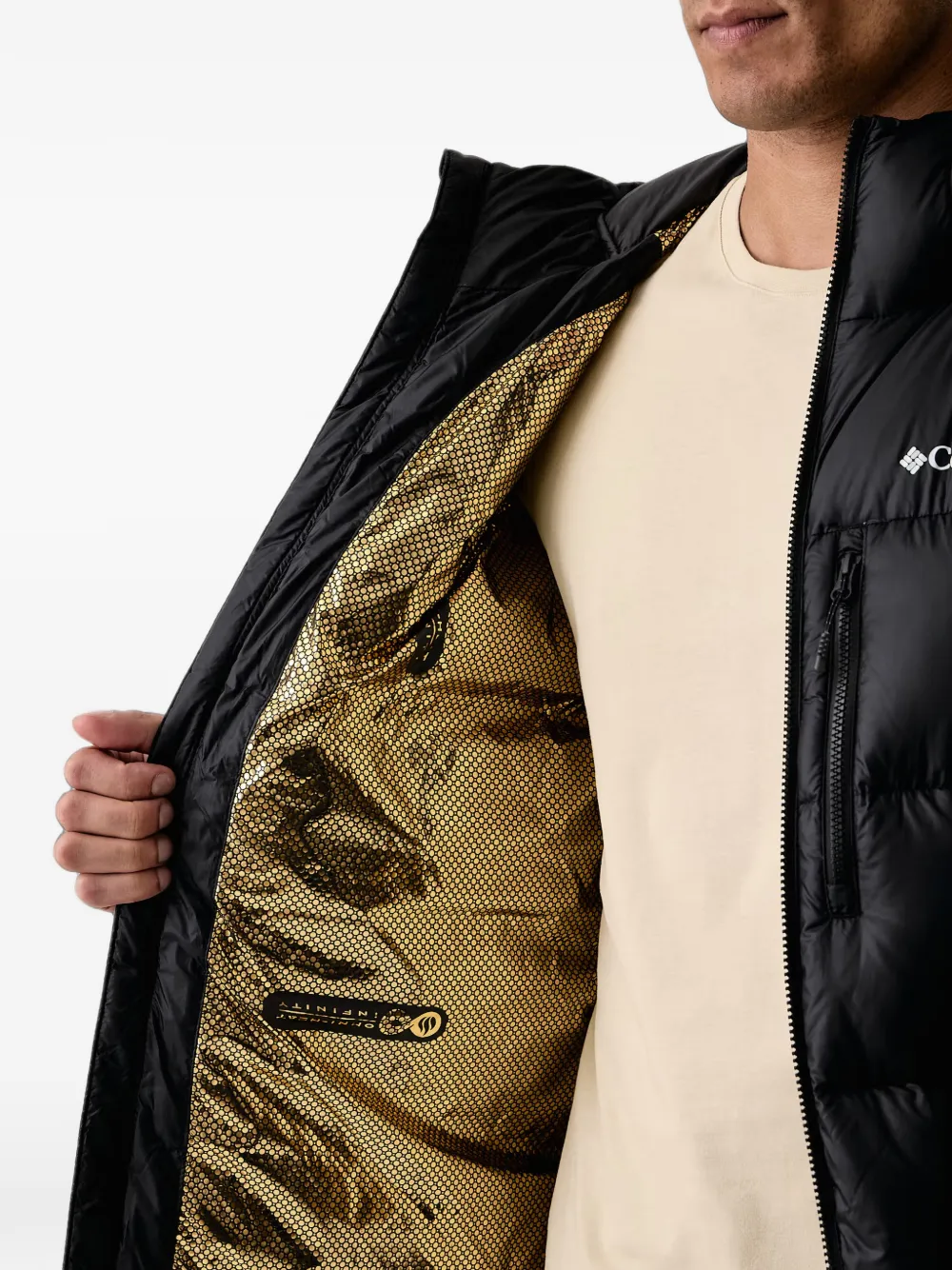 Columbia Cloudview donsjack met capuchon Zwart