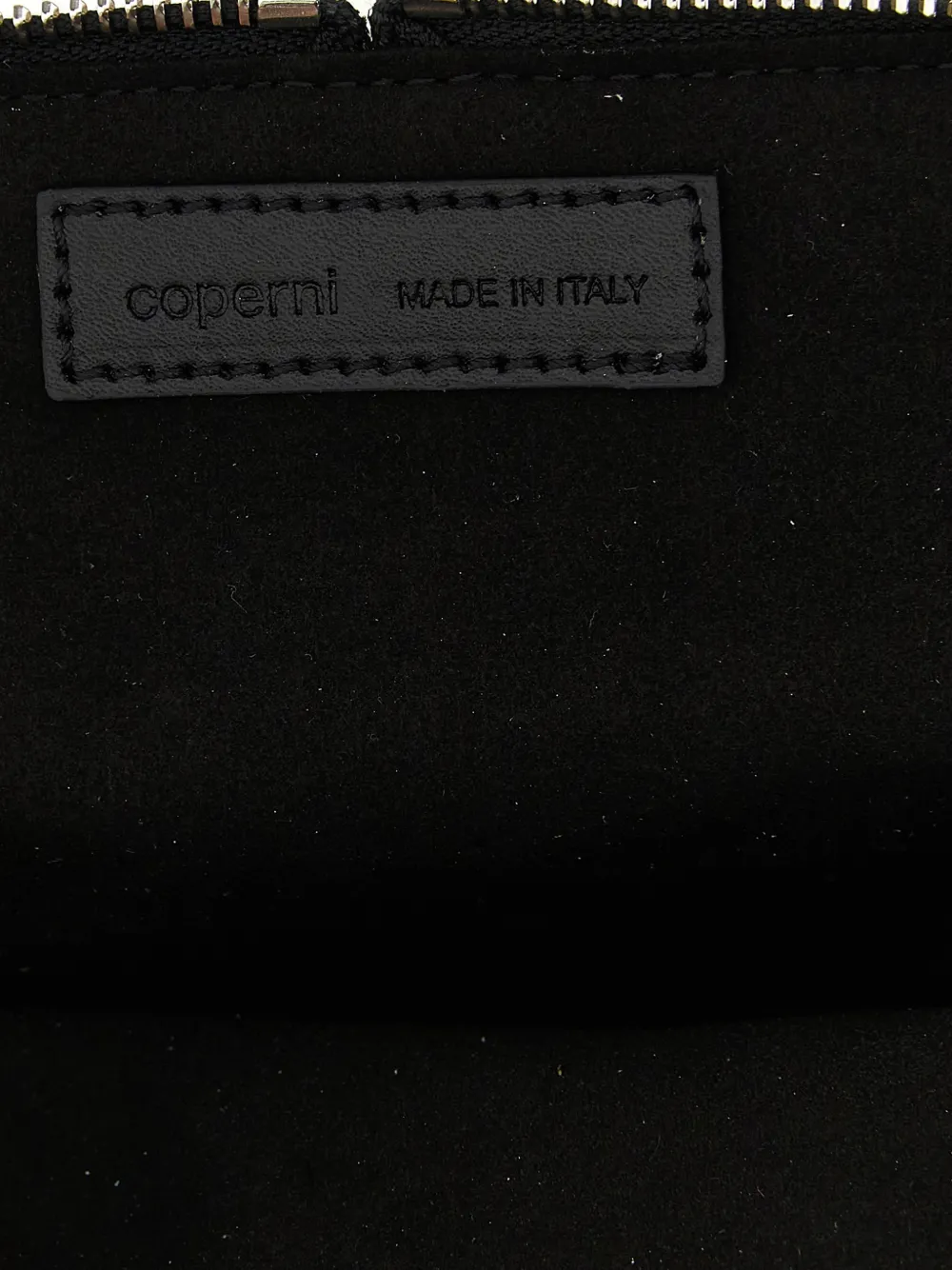Coperni Duffle heuptas verfraaid met kristallen Zwart