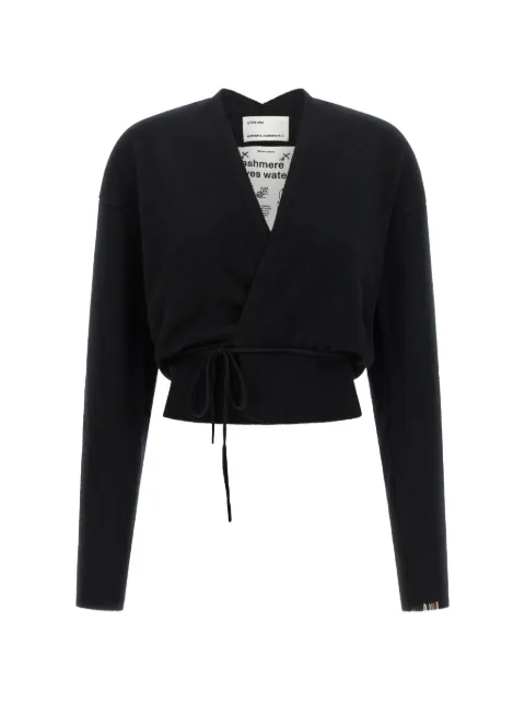 extreme cashmere cardigan n°516 Ella à coupe portefeuille