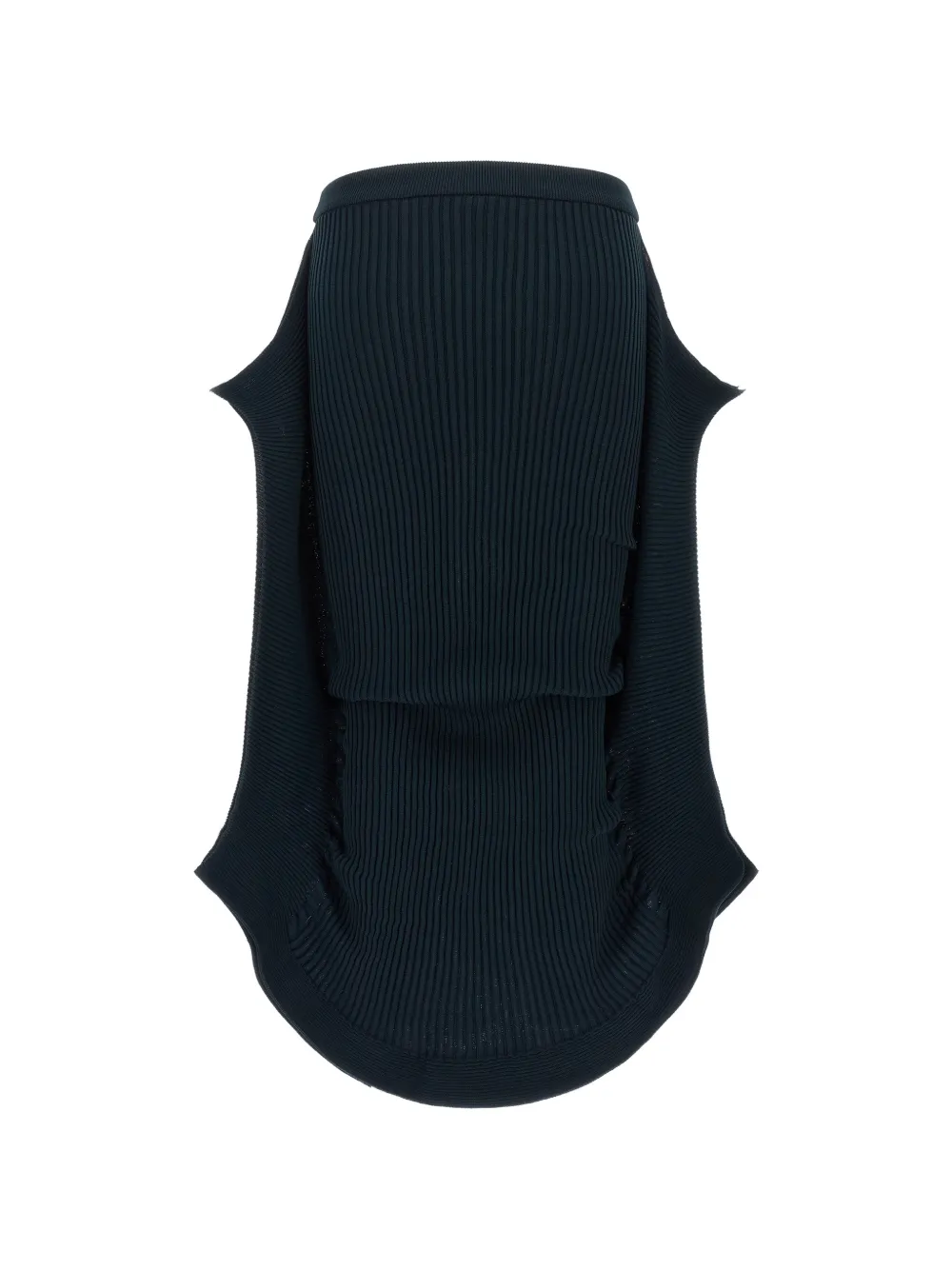 Issey Miyake Prance ribgebreide midi-rok Blauw