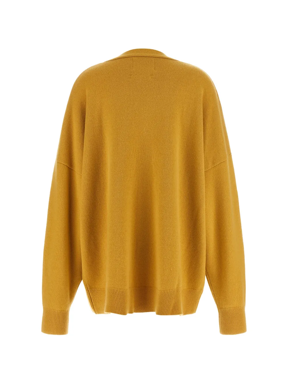 extreme cashmere n°517 Simo vest met V-hals Geel